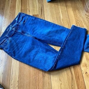 Old Navy Rockstar Super Skinny stretchy jeans size 12 mid rise tall EUC.